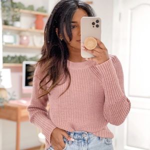 Pink Sweater
